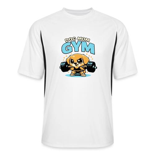 Chibi Dog Gym Workout - Men’s Cooling Performance Color Blocked Jersey