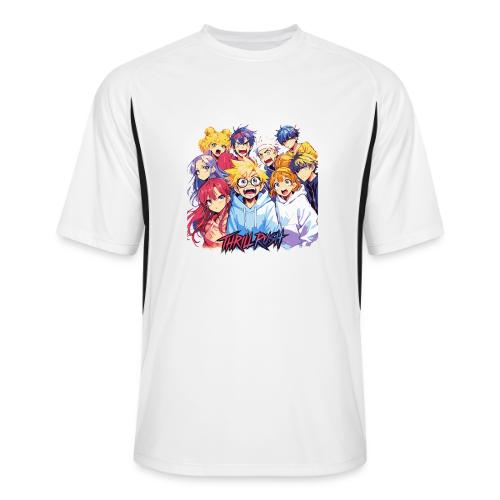 Thrill Rush Anime Squad Streetwear - Men’s Cooling Performance Color Blocked Jersey