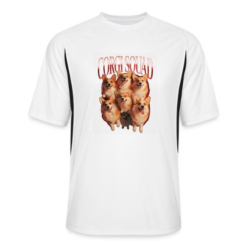 Corgi Squad Funny Dog Lover Vintage Shirt - Men’s Cooling Performance Color Blocked Jersey