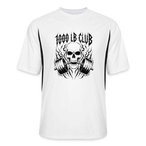 1000 LB Club Skull Barbell Powerlif - Men’s Cooling Performance Color Blocked Jersey