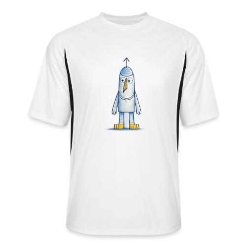 Funny Doodle Bird Character - Men’s Cooling Performance Color Blocked Jersey