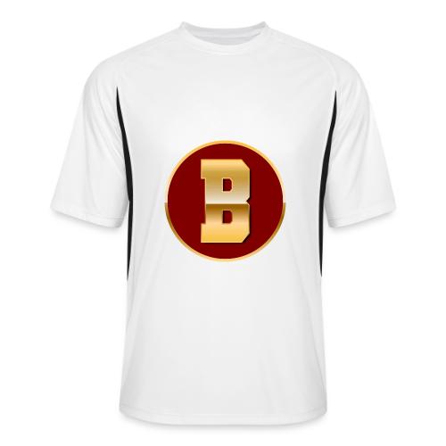 Letter B – Capital Varsity Alphabet Monogram - Men’s Cooling Performance Color Blocked Jersey