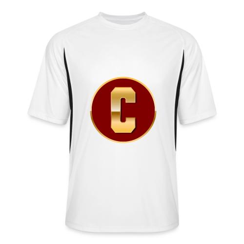 Letter C – Capital Varsity Alphabet Monogram - Men’s Cooling Performance Color Blocked Jersey