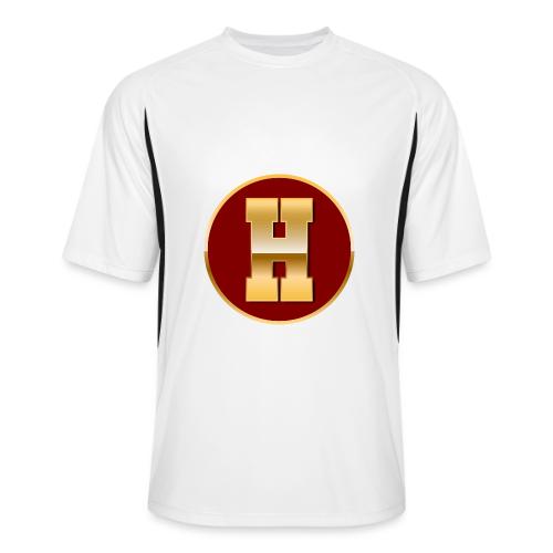 Letter H – Capital Varsity Alphabet Monogram - Men’s Cooling Performance Color Blocked Jersey