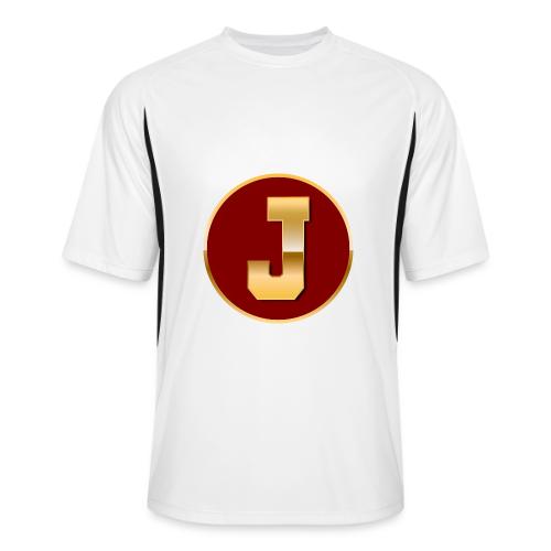 Letter J – Capital Varsity Alphabet Monogram - Men’s Cooling Performance Color Blocked Jersey