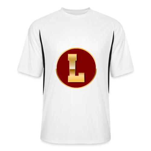 Letter L – Capital Varsity Alphabet Monogram - Men’s Cooling Performance Color Blocked Jersey