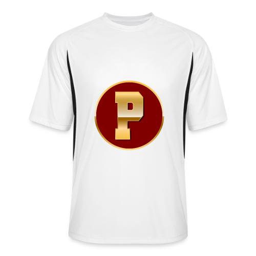 Letter P – Capital Varsity Alphabet Monogram - Men’s Cooling Performance Color Blocked Jersey