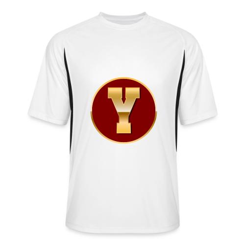 Letter Y – Capital Varsity Alphabet Monogram - Men’s Cooling Performance Color Blocked Jersey