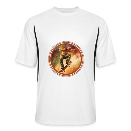 Skateboarding Mode On - Men’s Cooling Performance Color Blocked Jersey
