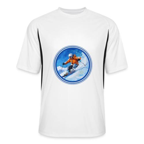 Skiing: On the Edge - Men’s Cooling Performance Color Blocked Jersey