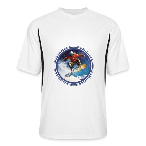 Snowboarding Rush - Men’s Cooling Performance Color Blocked Jersey