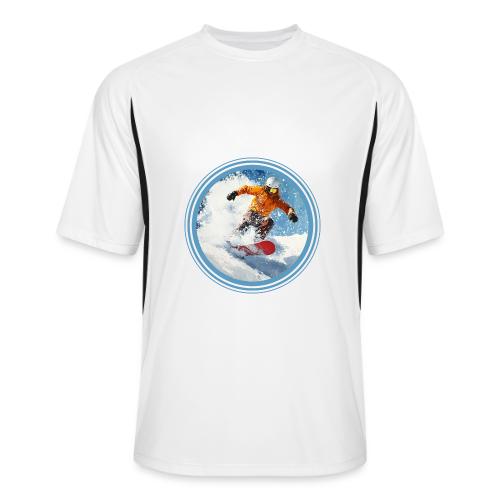 Snowboarding Edge - Men’s Cooling Performance Color Blocked Jersey