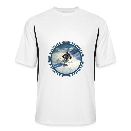 Skiing Power Moves - Men’s Cooling Performance Color Blocked Jersey