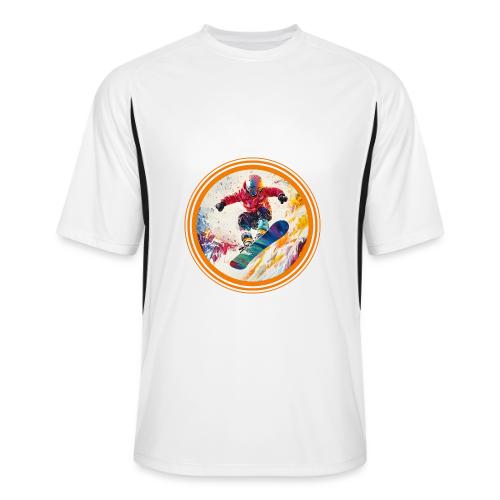 Snowboarding Horizon - Men’s Cooling Performance Color Blocked Jersey