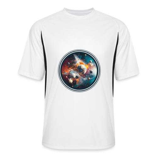 Planets in Acrylic Dreams - Men’s Cooling Performance Color Blocked Jersey