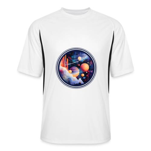 Floating Planetscape - Men’s Cooling Performance Color Blocked Jersey