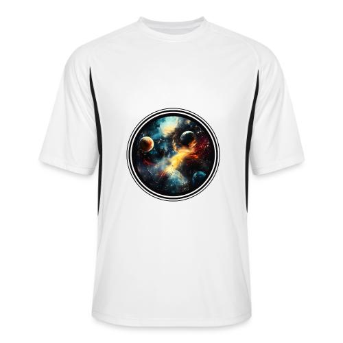 Painted Cosmos of Planets - Men’s Cooling Performance Color Blocked Jersey