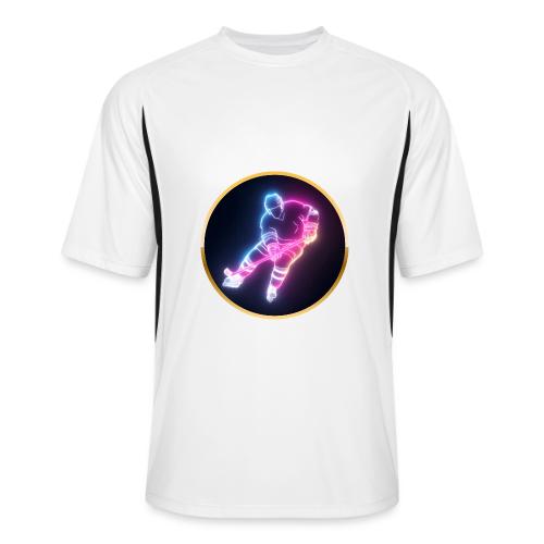 Hockey: Neon Ice Striker - Men’s Cooling Performance Color Blocked Jersey