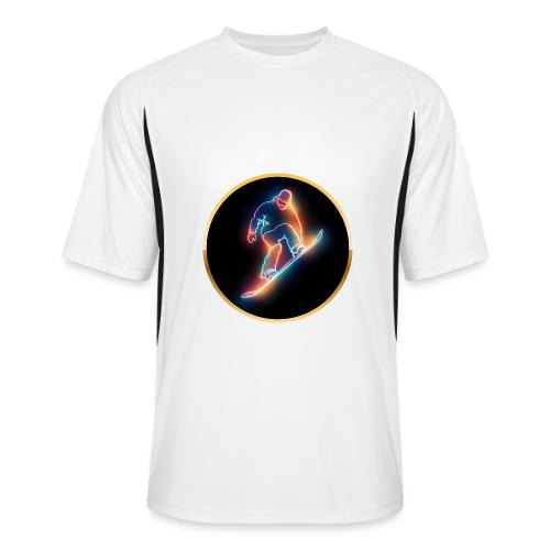Golden Neon Snowboard - Men’s Cooling Performance Color Blocked Jersey