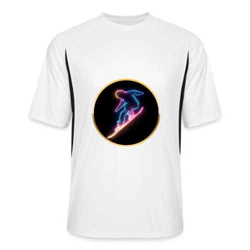 Snowboarding: Neon Snow Drift - Men’s Cooling Performance Color Blocked Jersey