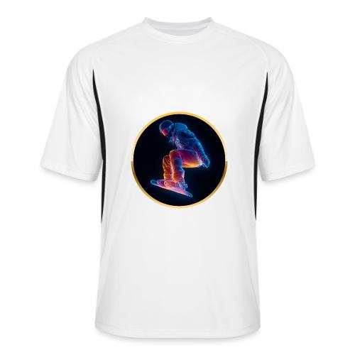 Snowboarding: Arctic Neon Leap - Men’s Cooling Performance Color Blocked Jersey