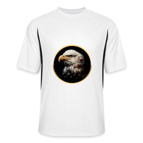 America: Golden Freedom Crest - Men’s Cooling Performance Color Blocked Jersey
