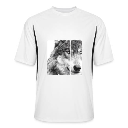 Wolf Face Triptych: Silent Alpha - Men’s Cooling Performance Color Blocked Jersey