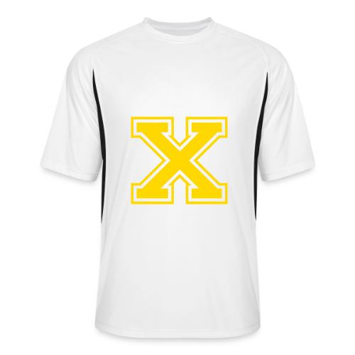 Letter X – Capital Athletic Alphabet Monogram - Men’s Cooling Performance Color Blocked Jersey
