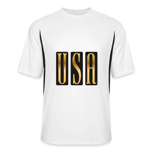 USA Gold Monolith - Men’s Cooling Performance Color Blocked Jersey
