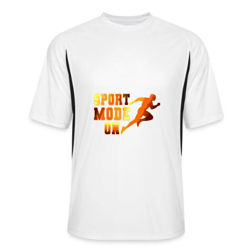 Sport Mode On - Men’s Cooling Performance Color Blocked Jersey