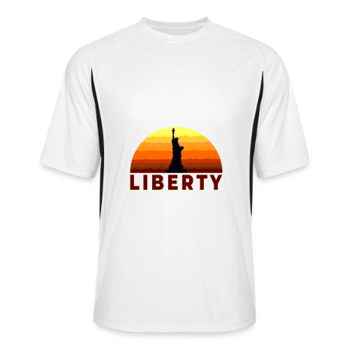 USA: Sunset Liberty Bold - Men’s Cooling Performance Color Blocked Jersey
