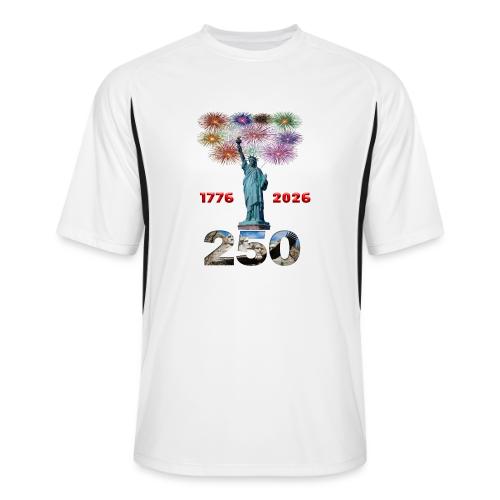 1776 - 2026 | 250 Years USA | Fireworks - Men’s Cooling Performance Color Blocked Jersey