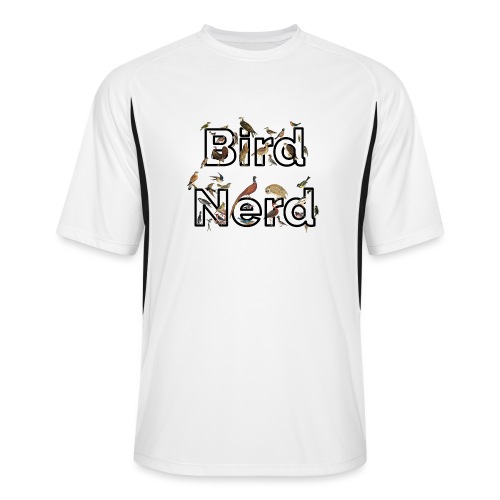Bird Nerd T-Shirt - Men’s Cooling Performance Color Blocked Jersey