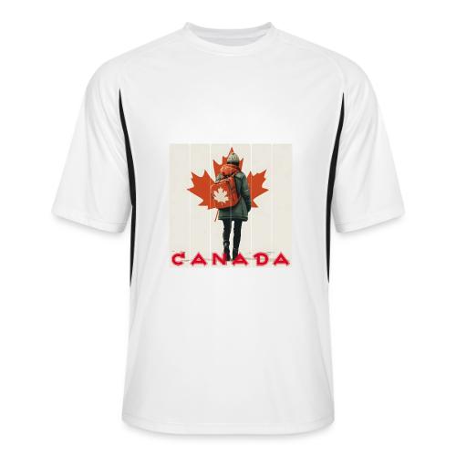 Canada: Proud Canadian Woman - Men’s Cooling Performance Color Blocked Jersey