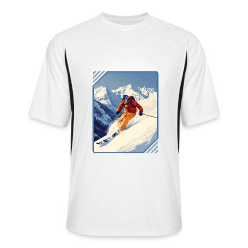 Mountain Skiing Vibes - Men’s Cooling Performance Color Blocked Jersey