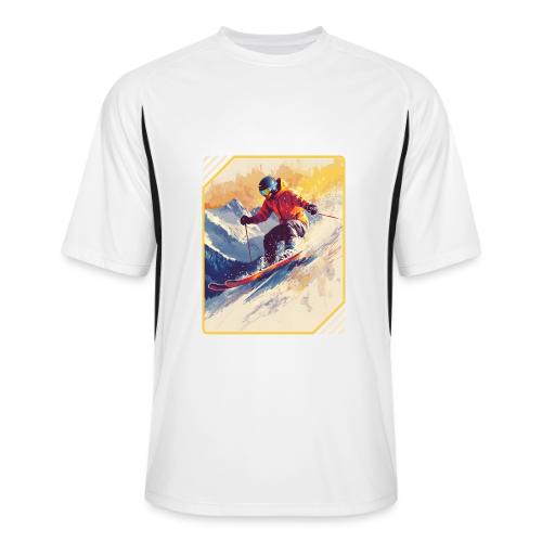 Skiing Through Snow Dreams - Men’s Cooling Performance Color Blocked Jersey