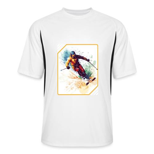 Winter Skiing Escape - Men’s Cooling Performance Color Blocked Jersey
