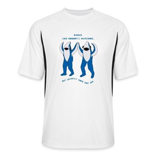 Dancing Sharks - Dance Like Nobody's Watching - Men’s Cooling Performance Color Blocked Jersey