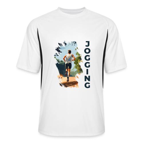 Jogging Vibes - Men’s Cooling Performance Color Blocked Jersey