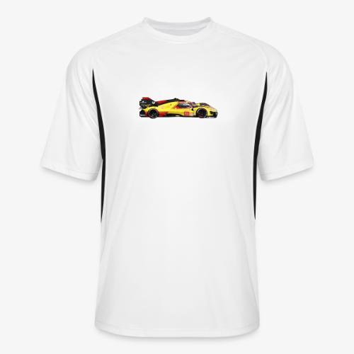 Fast Yellow Car by MR Photo - Men’s Cooling Performance Color Blocked Jersey