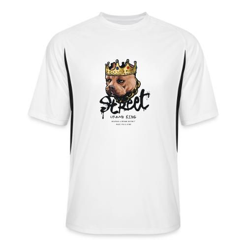 Street King Dog - Stupid Tee - Men’s Cooling Performance Color Blocked Jersey