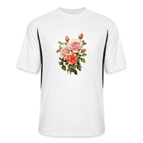 Pink Roses - Men’s Cooling Performance Color Blocked Jersey