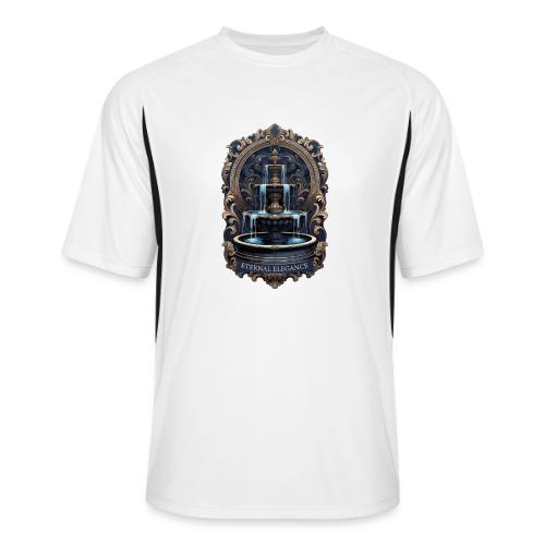 Gilded Baroque Fountain T-Shirt - Men’s Cooling Performance Color Blocked Jersey