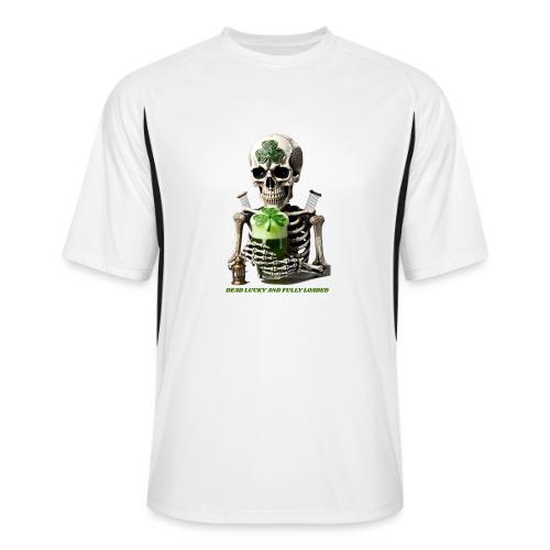 Eternal Stout Skeleton Graphic Tee - Men’s Cooling Performance Color Blocked Jersey