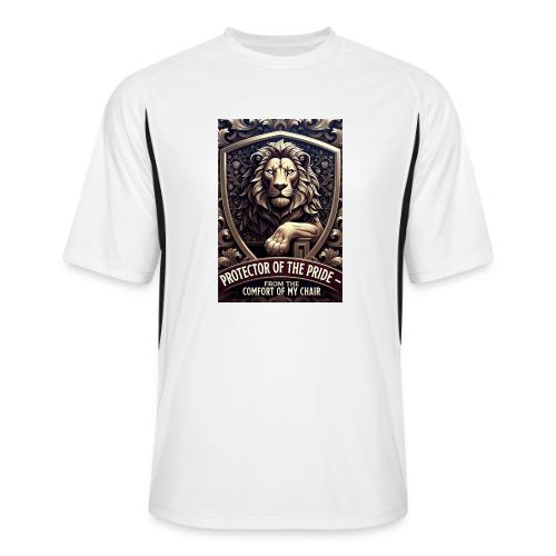 Lion King T Shirt, Funny Low-Effort Father Gift - Men’s Cooling Performance Color Blocked Jersey