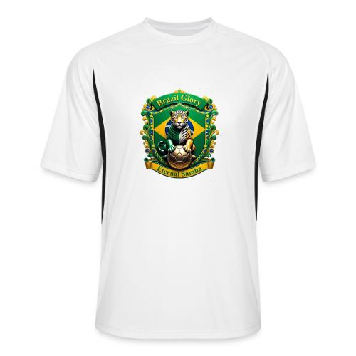 Brazil Jaguar Glory Tee, Brazilian Pride Gift - Men’s Cooling Performance Color Blocked Jersey