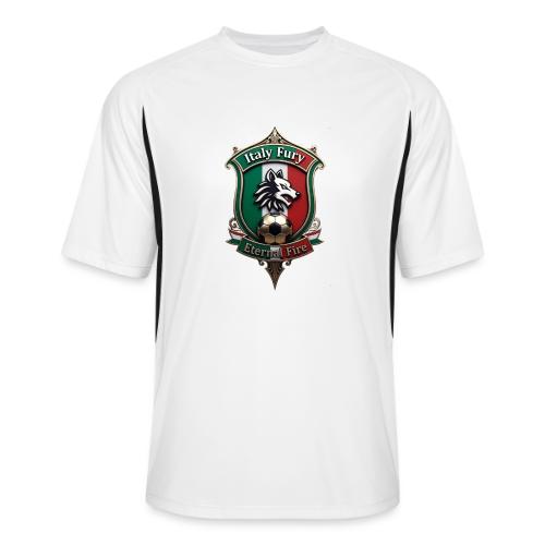 Italy heritage Wolf Fury Tee, Pride Badge Gift - Men’s Cooling Performance Color Blocked Jersey