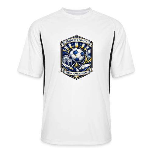 Madrid White Legacy T Shirt, Madrid Fan Gift - Men’s Cooling Performance Color Blocked Jersey