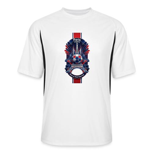 Paris Tower Legacy T Shirt, Soccer City Pride Gift - Men’s Cooling Performance Color Blocked Jersey