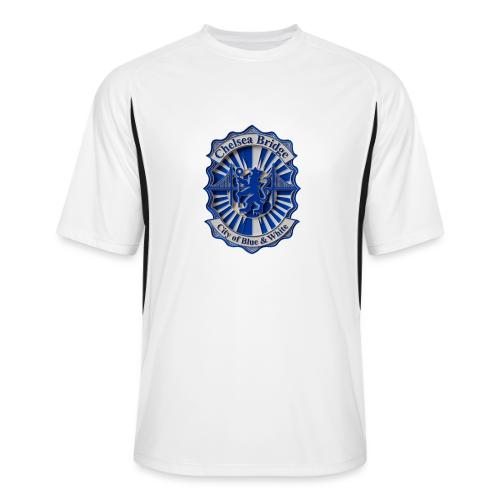 Chelsea Blue Bridge T Shirt, Soccer Fan Gift - Men’s Cooling Performance Color Blocked Jersey